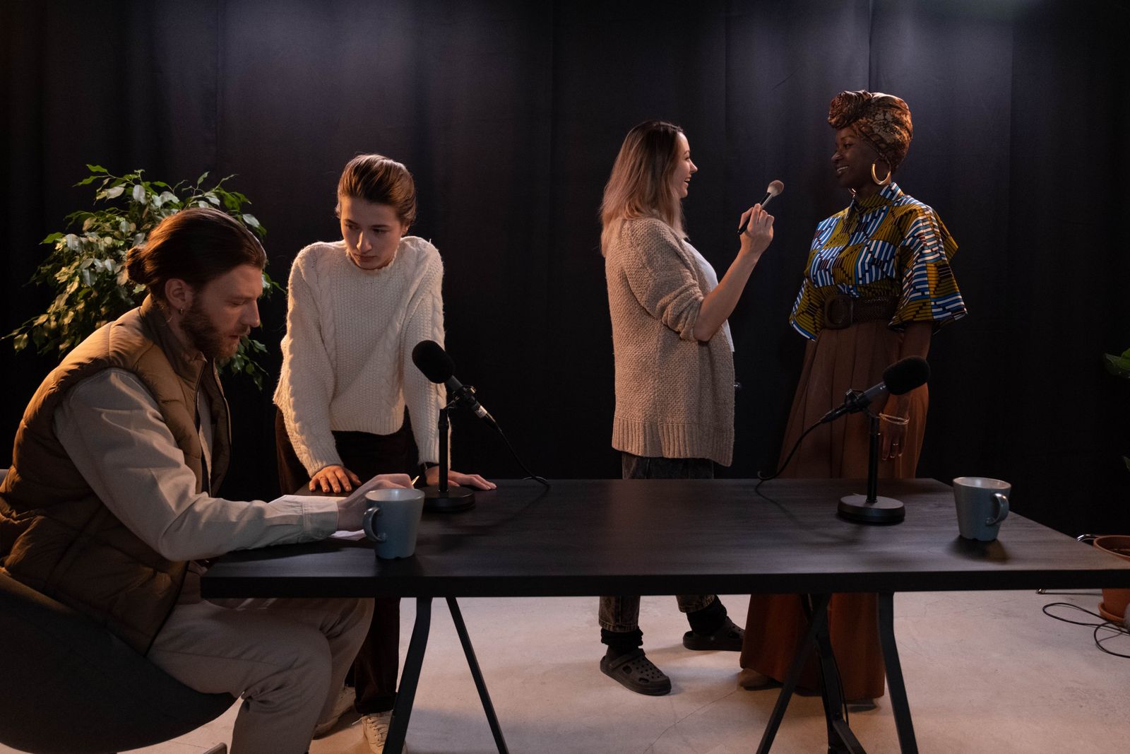Group Podcast Studio Amsterdam for Panel & Roundtable