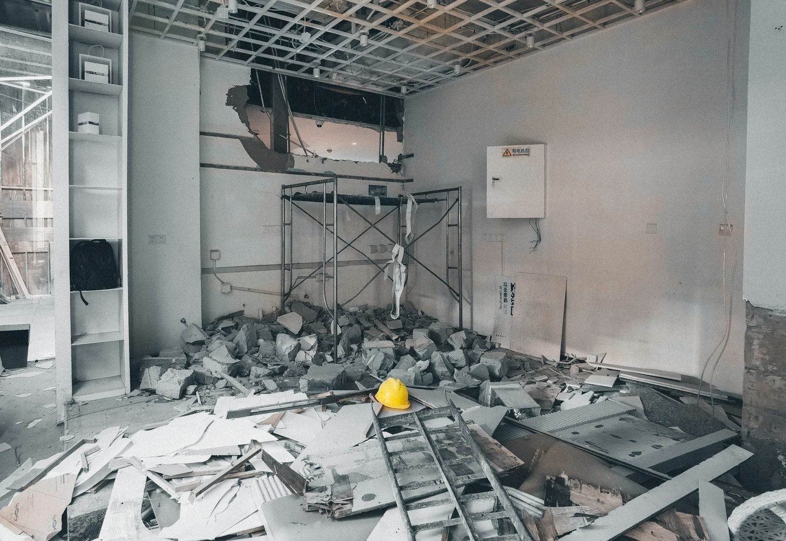 What is included in interior demolition?