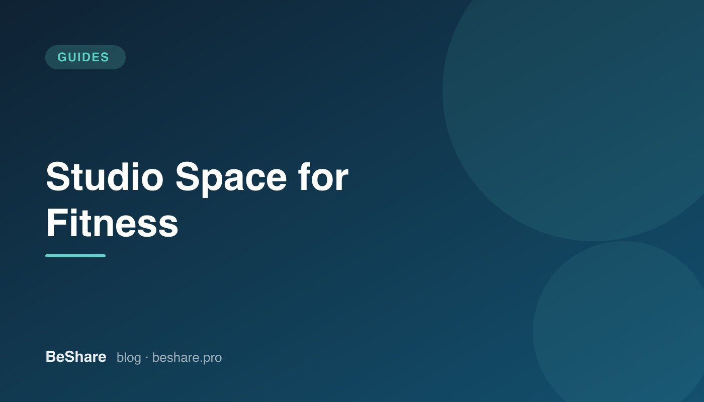 Rent Studio Space for Fitness: Instructor's Guide