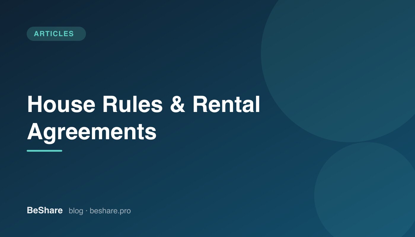 House Rules for Space Rental: What to Include