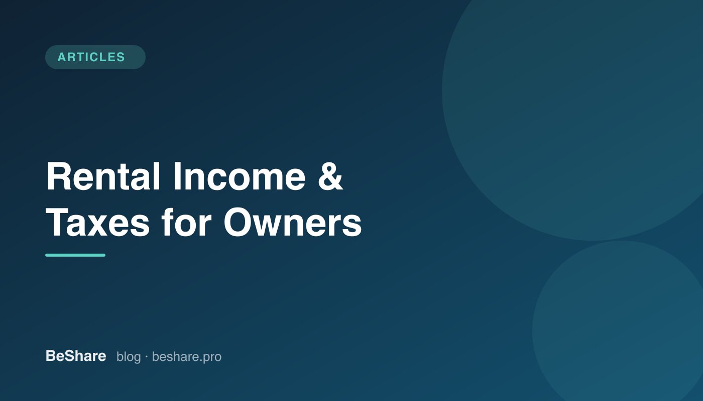 Rental Income and Taxes for Space Owners: A Primer